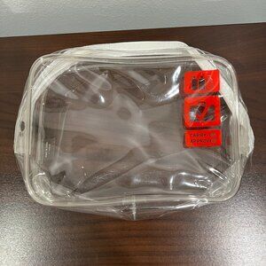 Flight 001 Carry On Clear Quart Toiletry Bag Clear